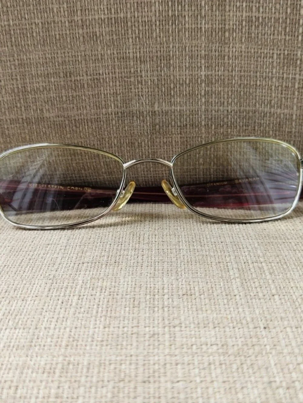 Vintage Kieselstein Cord Eyeglasses Frame Titanium Savanah Eyewear Glasses Japan